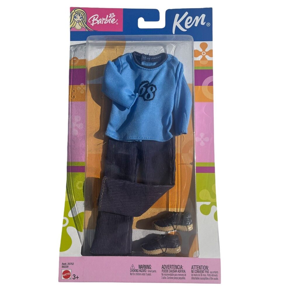 Vintage 2003 Mattel Fashion Outfit Ken New In Box NOS‎